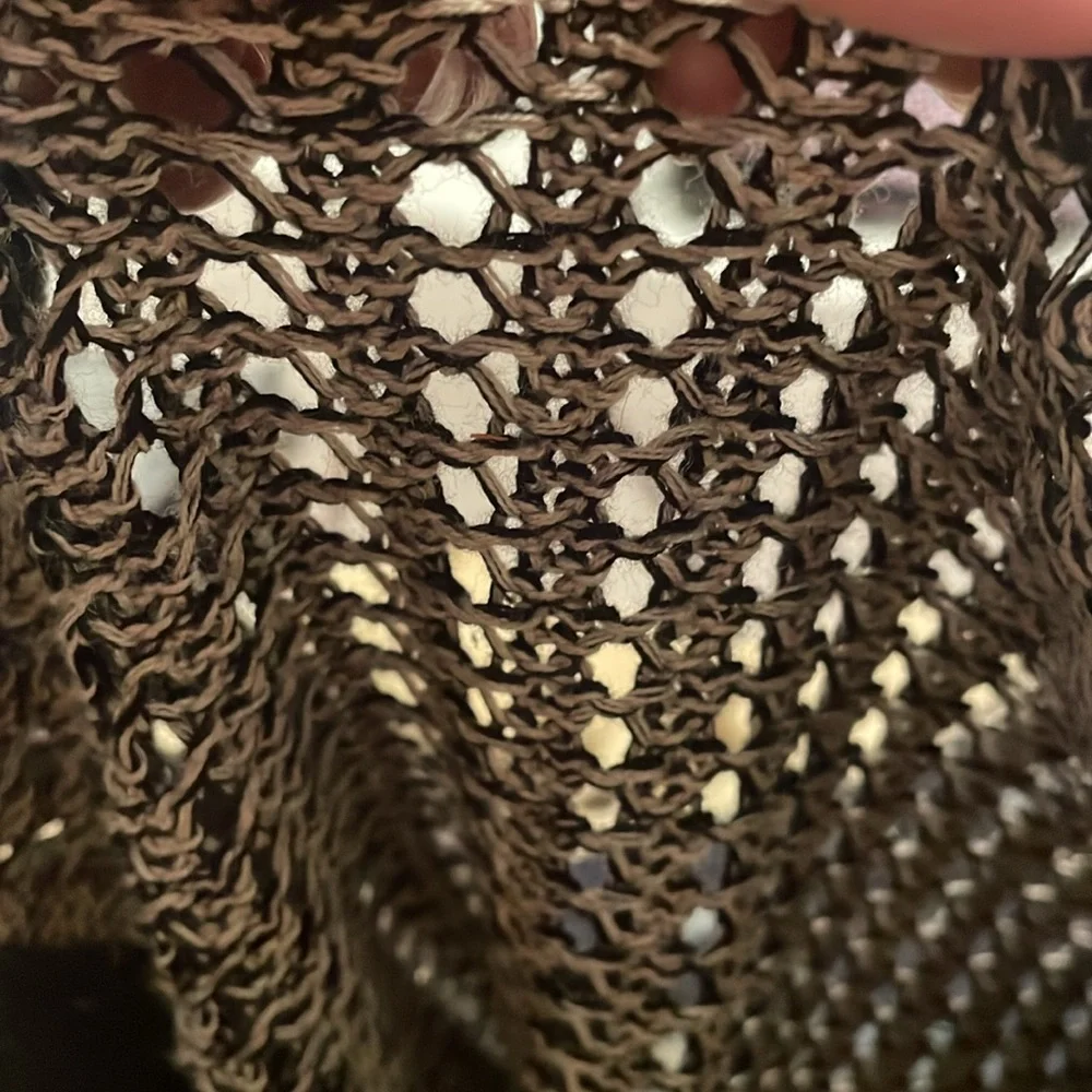 Women’s Lightweight Black and Tan Sweater - Picture 9 of 9